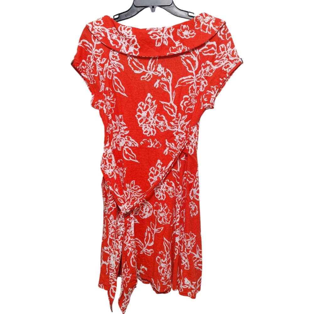 Free People A Thing Called Love Short Sleeve Button Mini Dress Women Size 8 - Picture 4 of 10